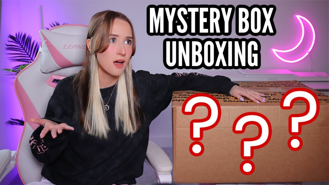 UNBOXING A GIANT MYSTERY BOX FROM MY BOYFRIEND...