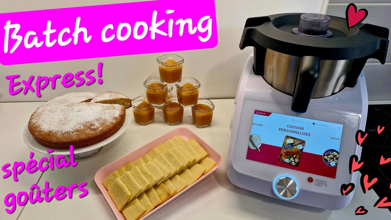 Batch cooking Express Sp&eacute;cial GO&Ucirc;TERS au Monsieur Cuisine Smart! 