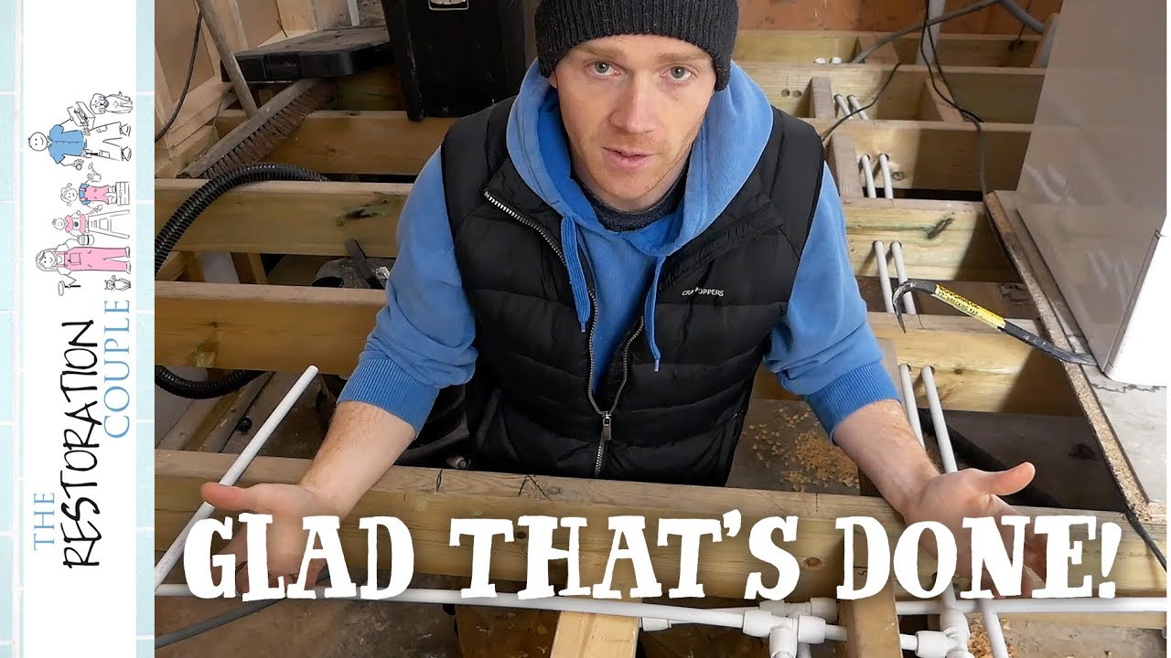 First Fix Plumbing Sorted... at LAST!