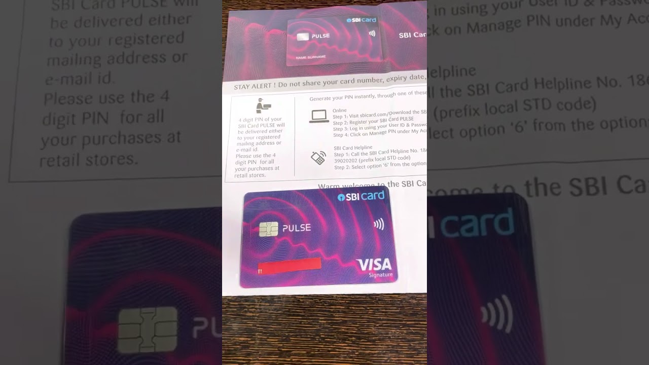 Sbi pulse credit card 😡😡#shorts