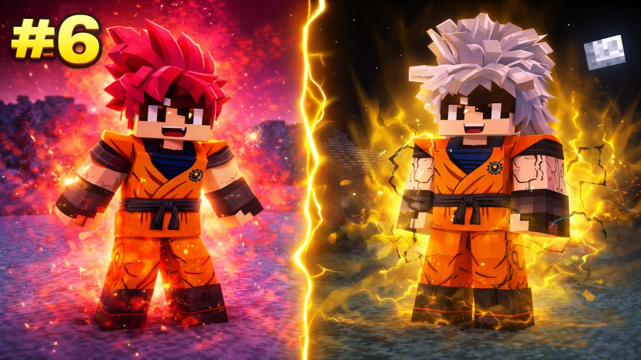 Minecraft: Dragon Block C #6 - Super Sayajin God e Super Sayajin 5!