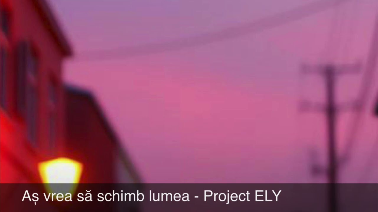 As vrea sa schimb lumea - Project ELY