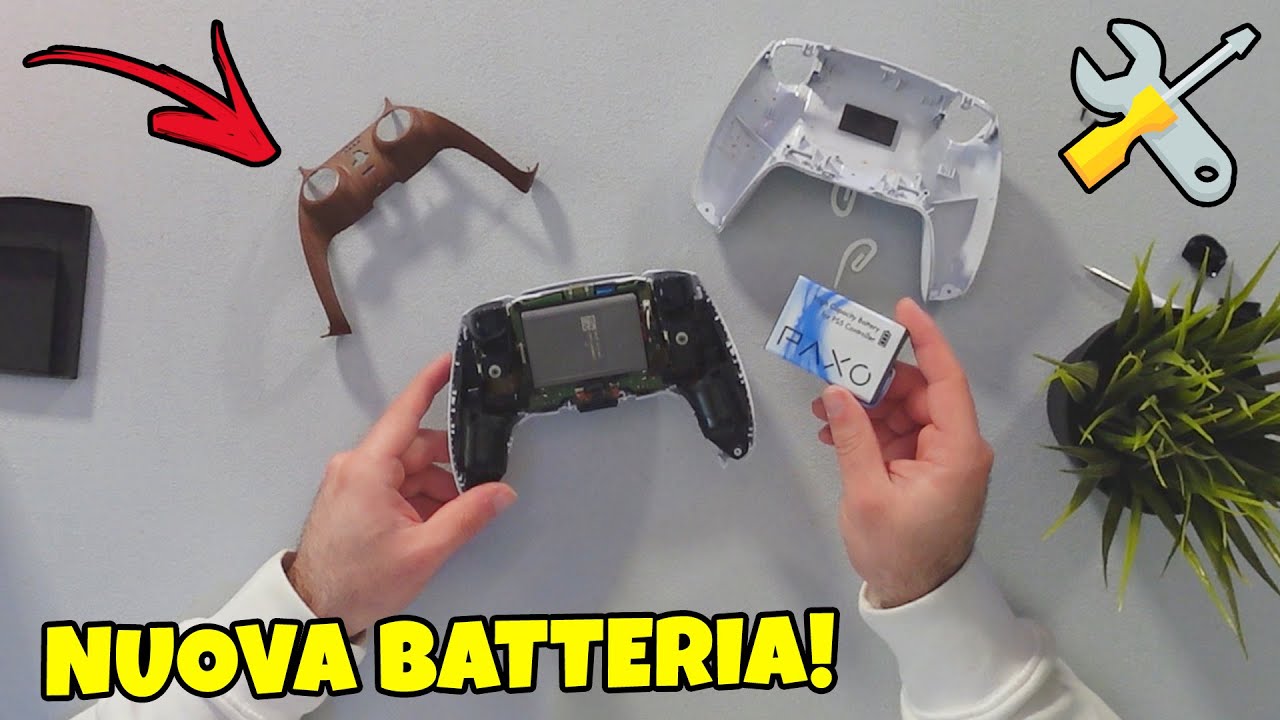 COME CAMBIARE LA BATTERIA DEL CONTROLLER DELLA PS5!