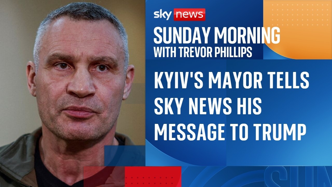 Awkward pause when Kyiv mayor asked about trust in Trump | Ukraine war
