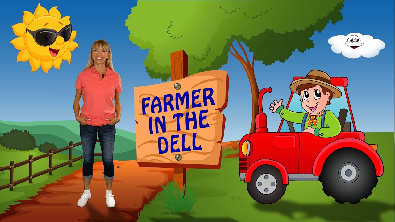 Farmer In The Dell - Fun Animated Kids Song