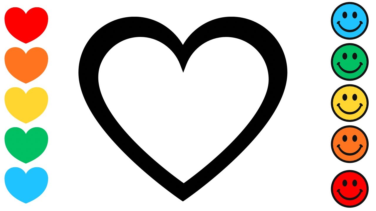 💖🌈✨ How to Draw a Heart Perfectly | Rainbow Heart Drawing | Step by Step Art Tutorial