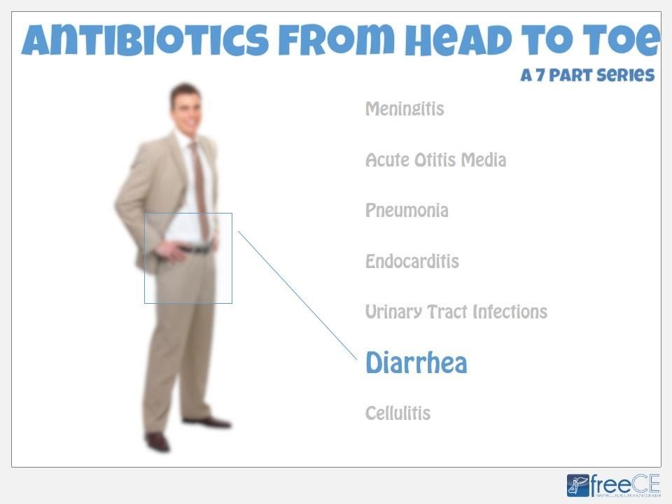 Antibiotics from Head to Toe: Part 6 - Diarrhea