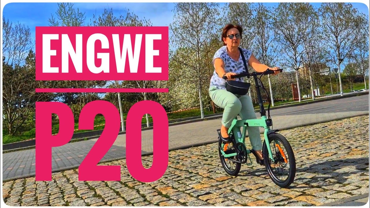 Rower elektryczny ENGWE P20  - składak, kt&oacute;rego zabierzesz  wszędzie