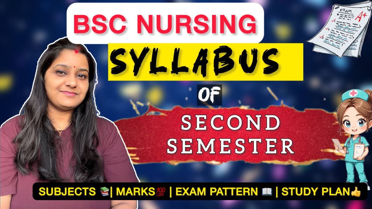 📚BSc NURSING 2nd Semester SUBJECTS EXPLAINED👍| Importance & STUDY Tips to score High Marks💯✨#nursing