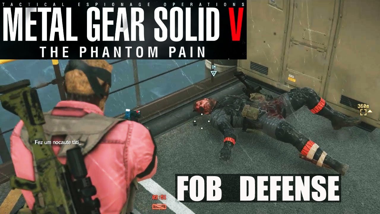 MGSV FOB : Defense / He came for revenge .