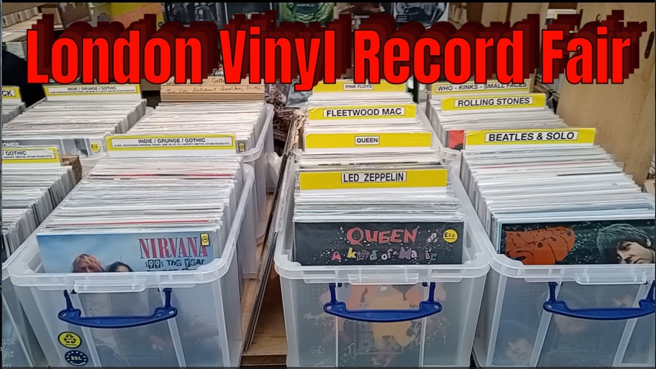Back To London Spitalfields Vinyl Record Fair - Footage + Finds