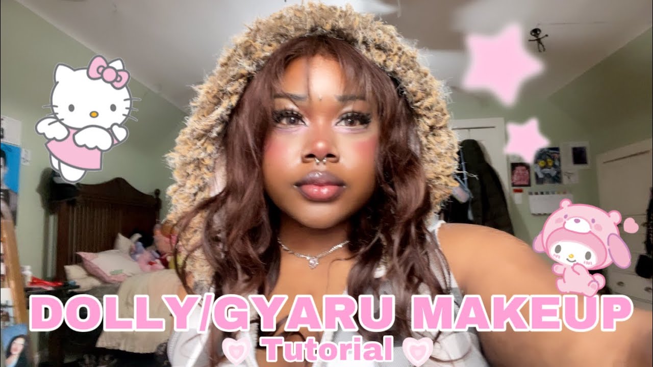 dolly + gyaru makeup tutorial ☆ diorhrtclub version ☆ #didihrtcore
