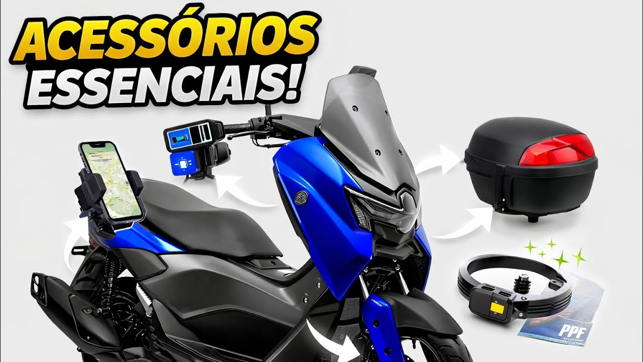 Os primeiros acessórios que TODO dono de NMAX 2026 deveria colocar!