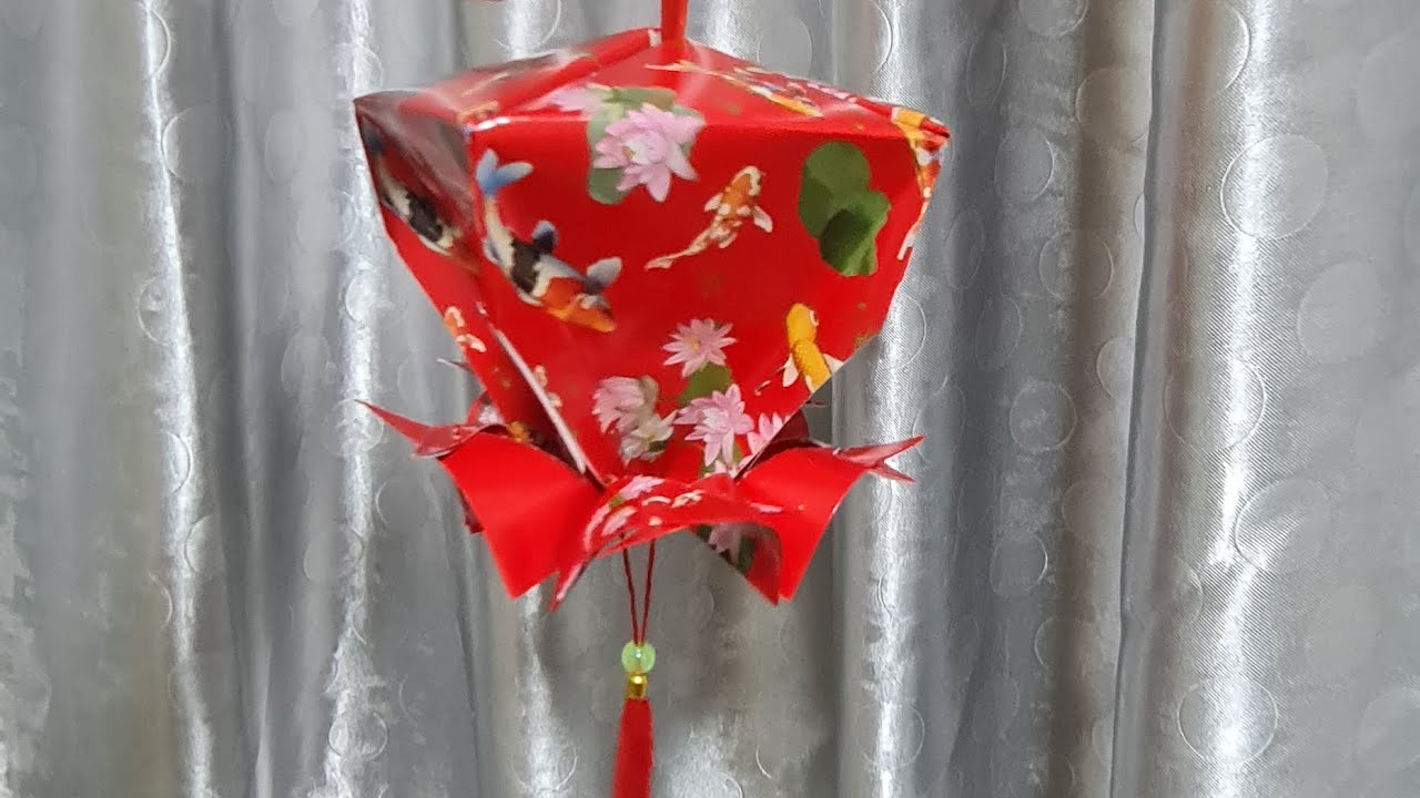 unique 5 units lantern! 如何制作灯笼装饰!