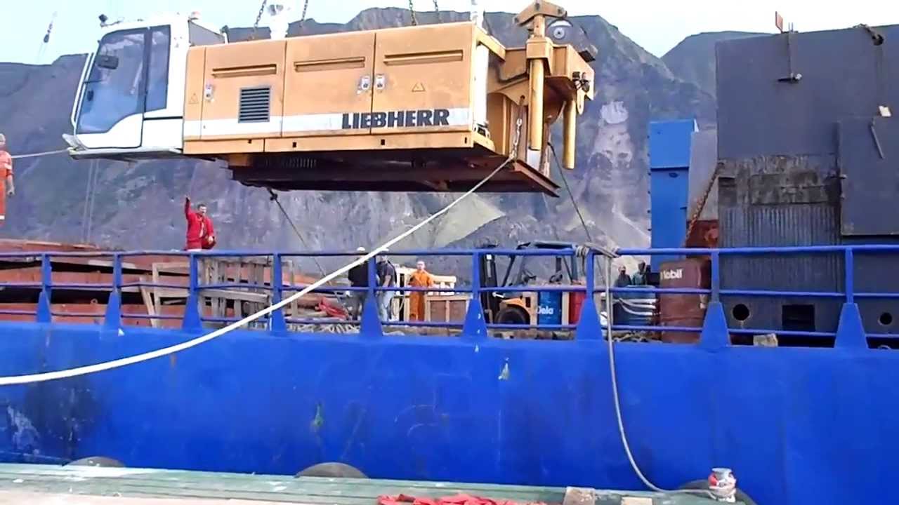 Apple Group Tristan discharge Liebherr crane Cab