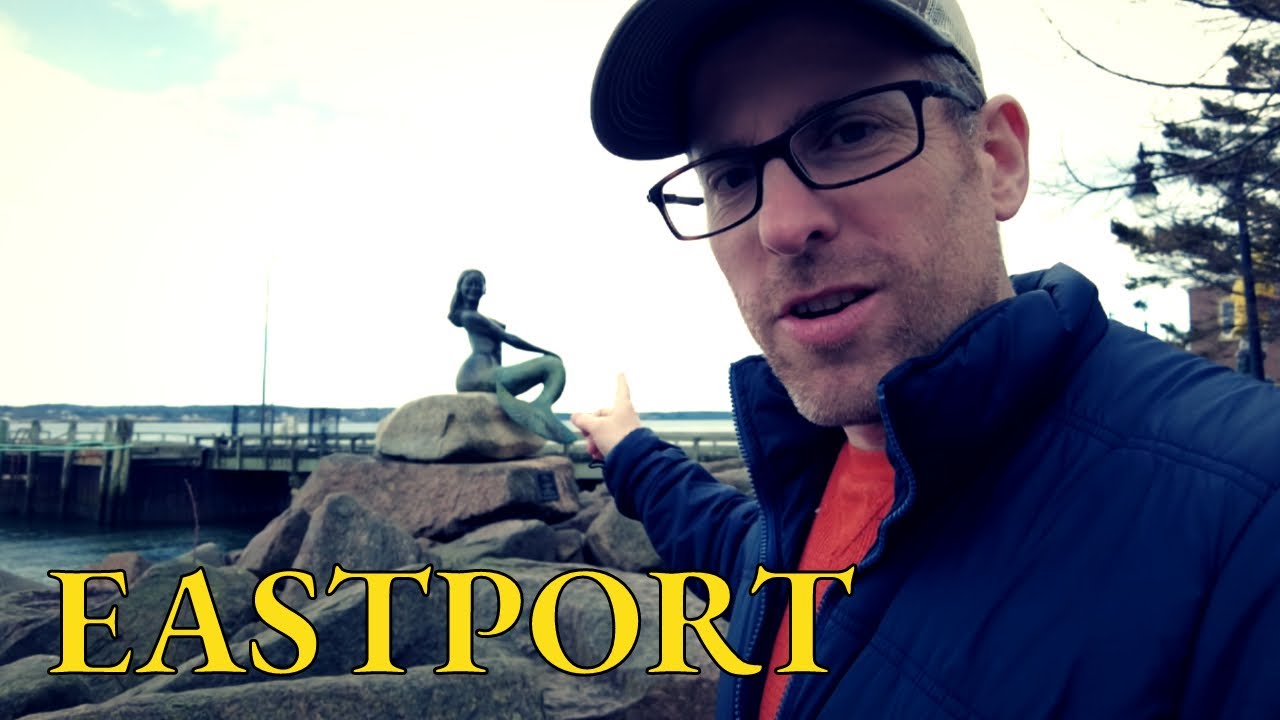 Don’t visit here till summer 🦞 Eastport, Maine is a real American border town 🇺🇸 🇨🇦