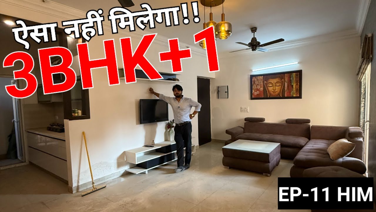 You Won't Find Such a Beautiful 3BHK Often || Fully Furnished Beautiful 3BHK In Noida || HIM EP11...
