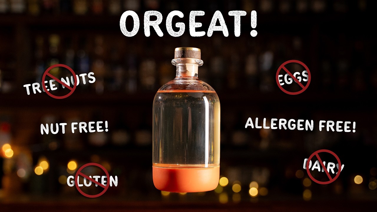 Nut-Free Orgeat That Actually Tastes Like Almonds!