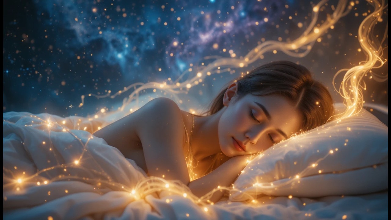 Deep Sleep Music 528Hz Celestial Regeneration | Heal Your Whole Body While You Sleep
