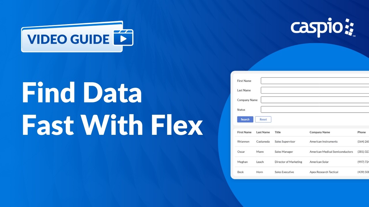 How to Create a Searchable Report With Flex