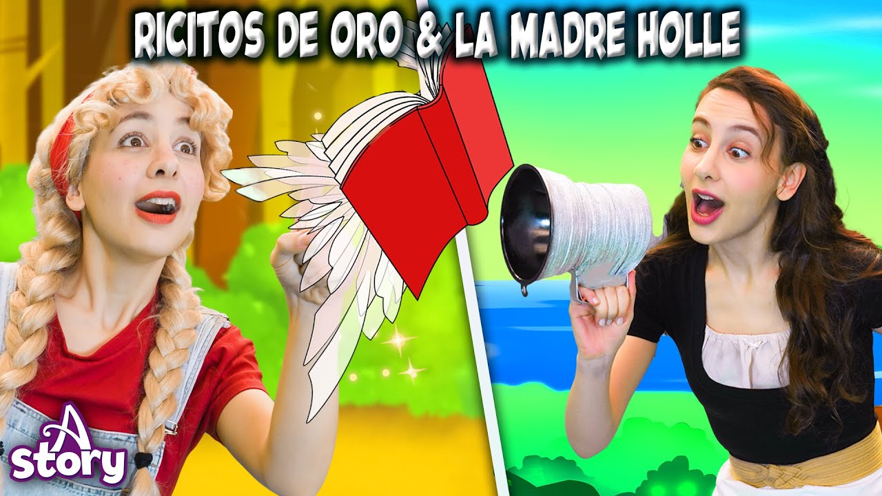 Ricitos De Oro Y El Libro Misterioso + La Madre Holle | Cuentos infantiles en Español