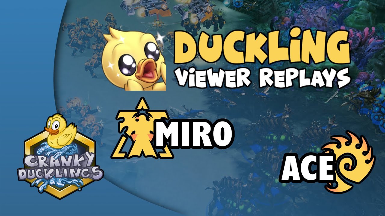 Miro vs Ace - TvZ | Duckling Viewer Replays 