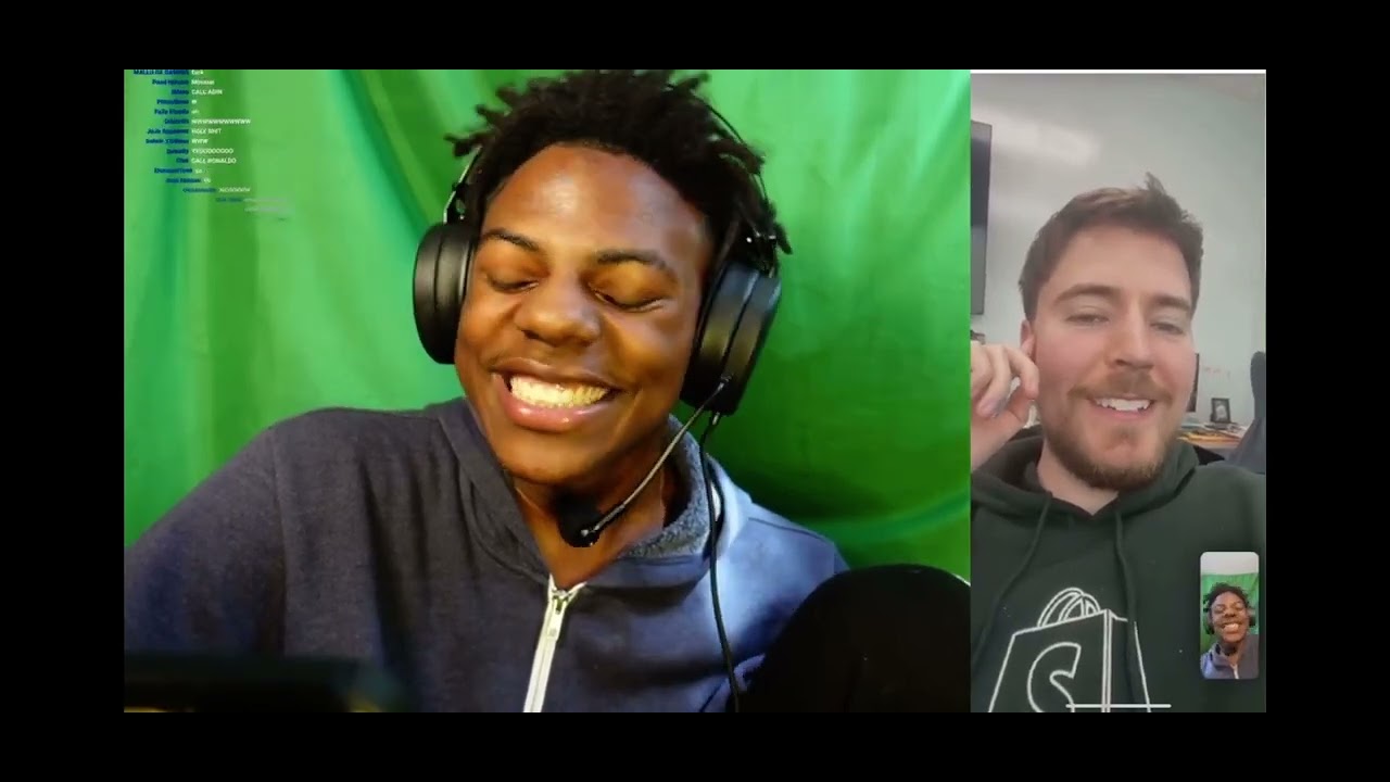 IShowSpeed barking at MrBeast