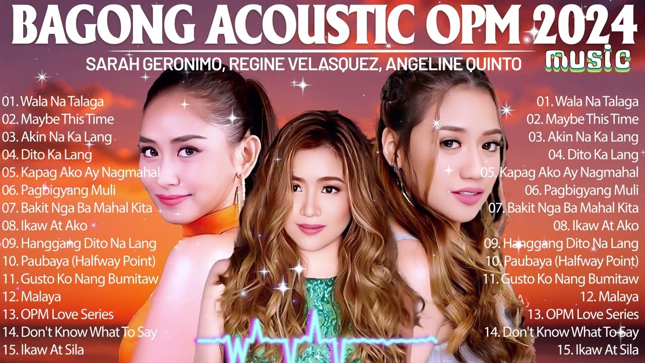 Pinakabagong OPM Ibig Kanta 2024 🎤 | Heartfelt Hits mula kina Angeline, Sarah, Morissette & Moira 🌹