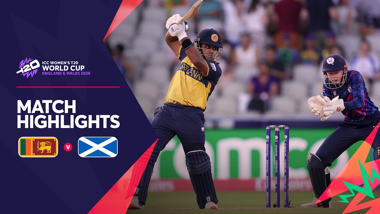 Sri Lanka v Scotland | Match Highlights | Women's #T20WorldCup 2026