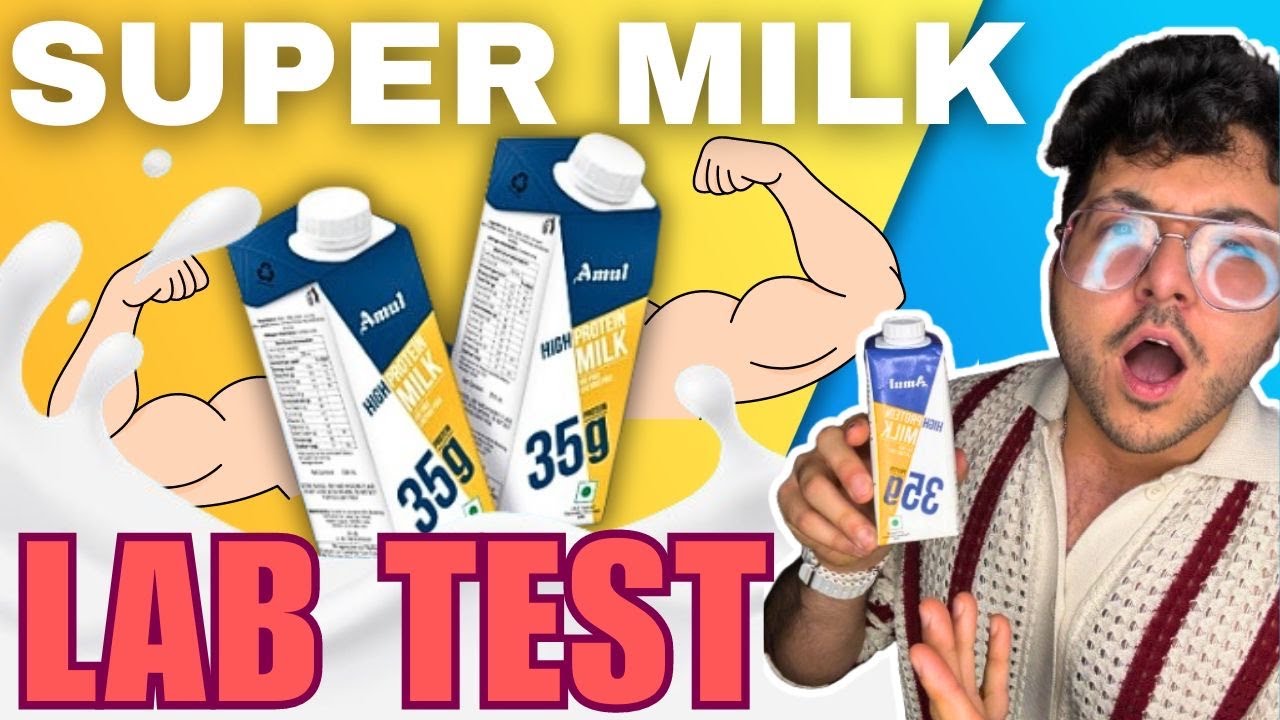 Amul High Protein Milk | SUPER MILK : REVIEW + LAB TEST
