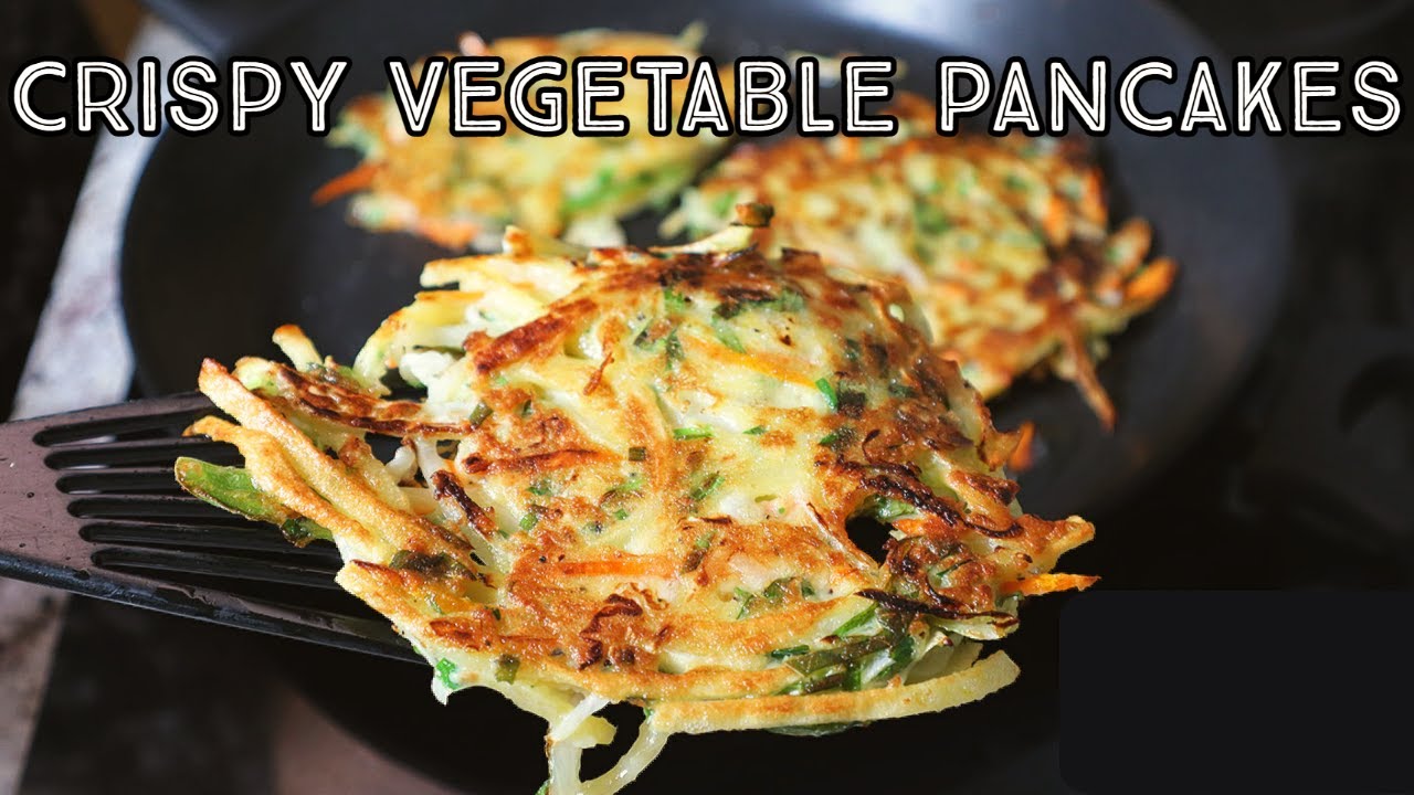 (eng/kor sub) Healthy & Delicious Vegetable Pancake | Easy and Simple Recipe | 냉장고속 굴러다니는 야채는 다 모여라~