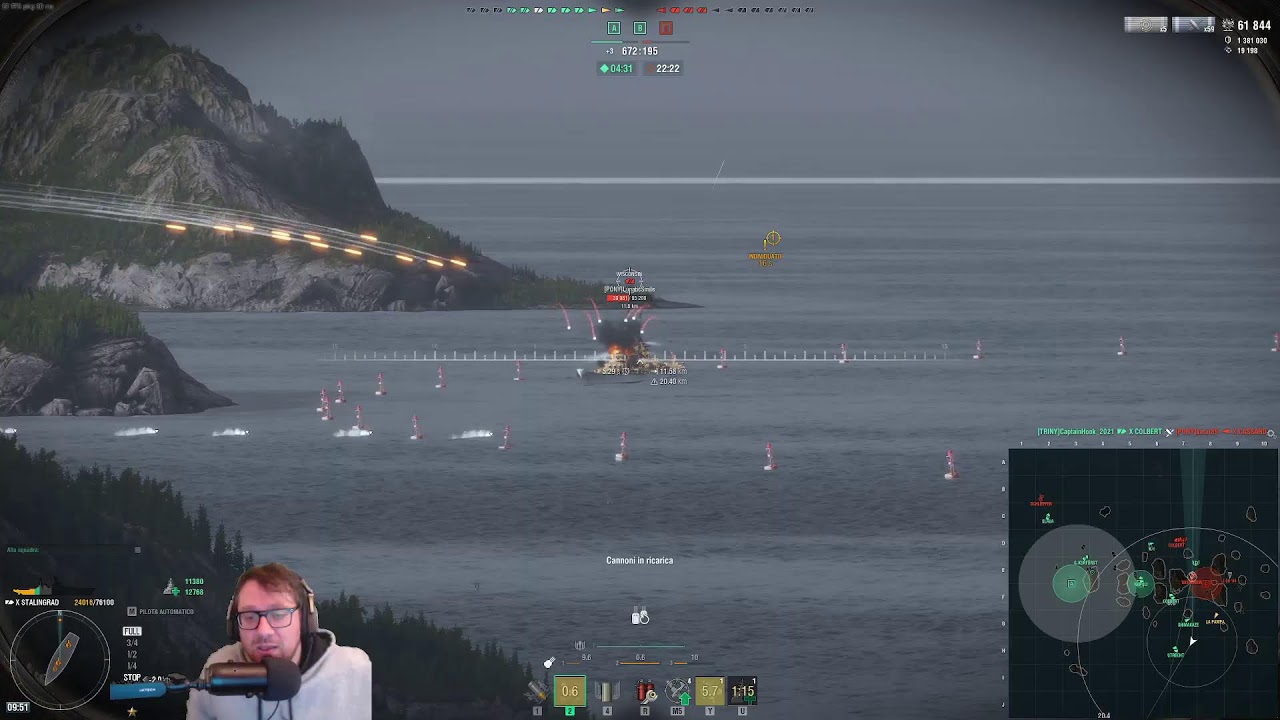 OGGI PROVO IL TRIPLO STREAMING! (live OGNI sera 20:30 solo wows)