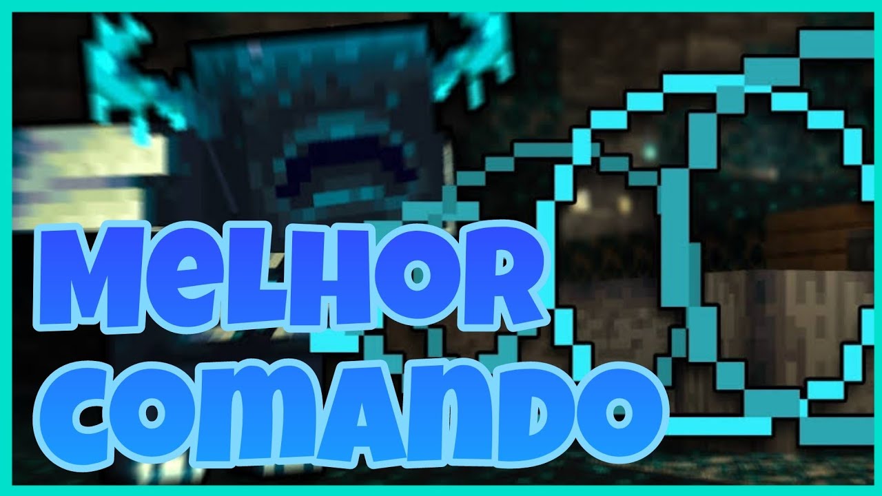 Poder de WARDEN com COMANDOS no Minecraft Bedrock!