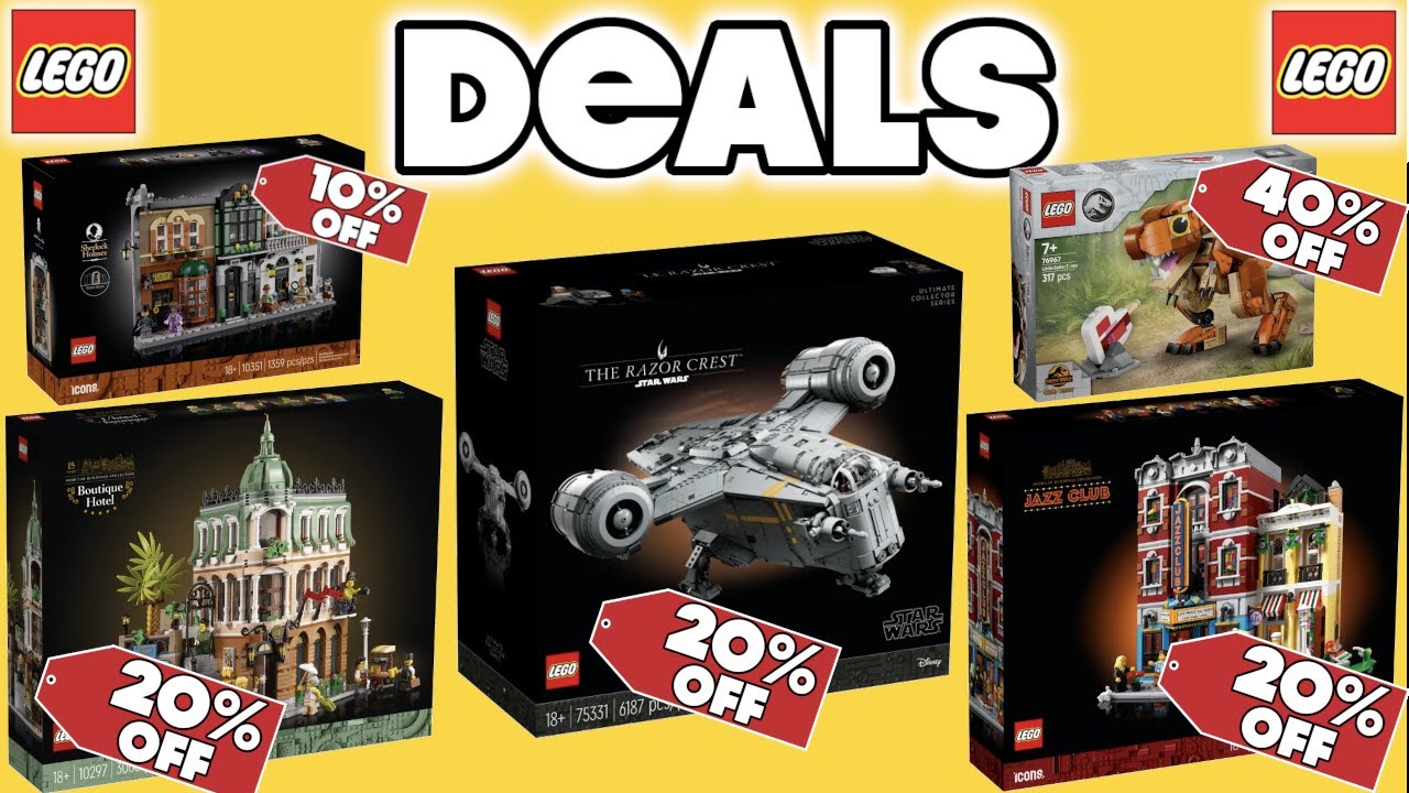 HUGE LEGO Discounts at John Lewis, Amazon & More