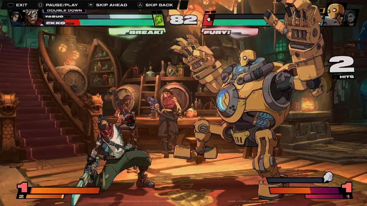 2XKO Ekko the time king (Shaggy Maco fights a challenging Opponent)