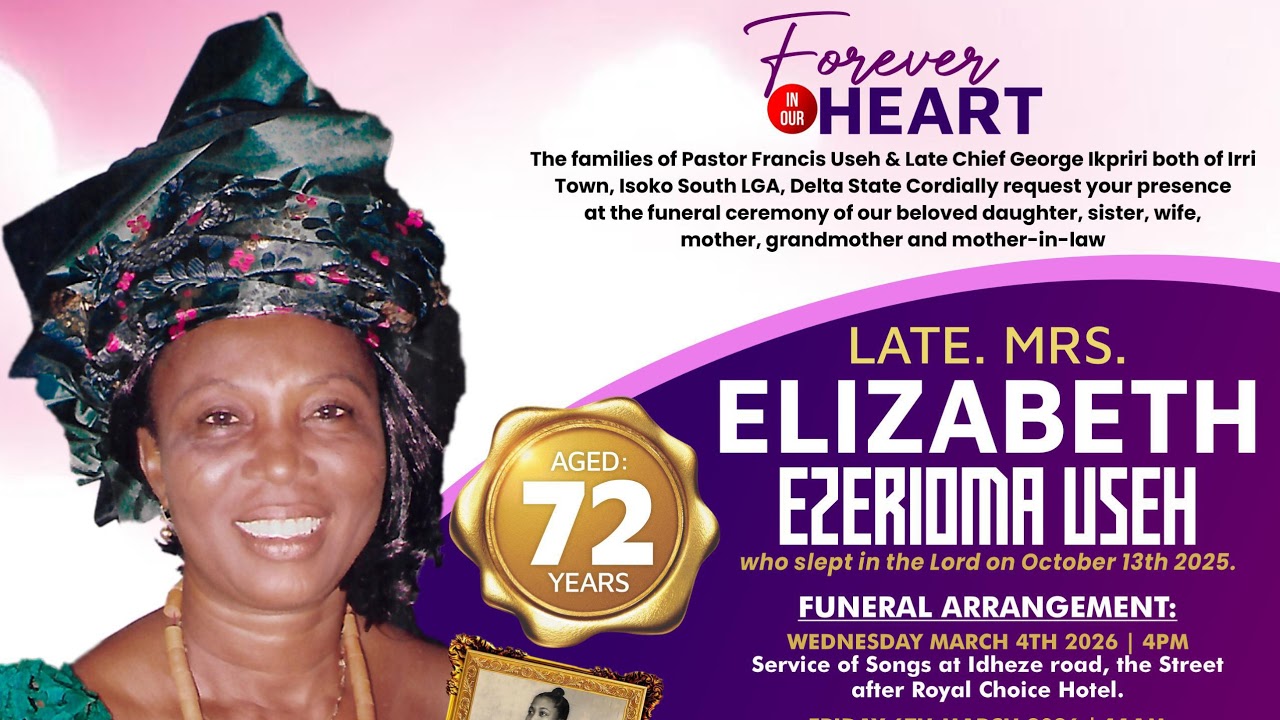 Burial of Late Elizabeth