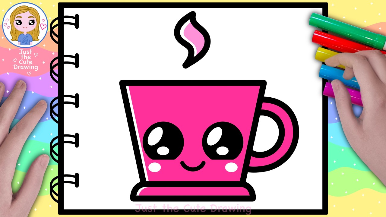 How to Draw A Cute Cup Easy Step by Step For Kids