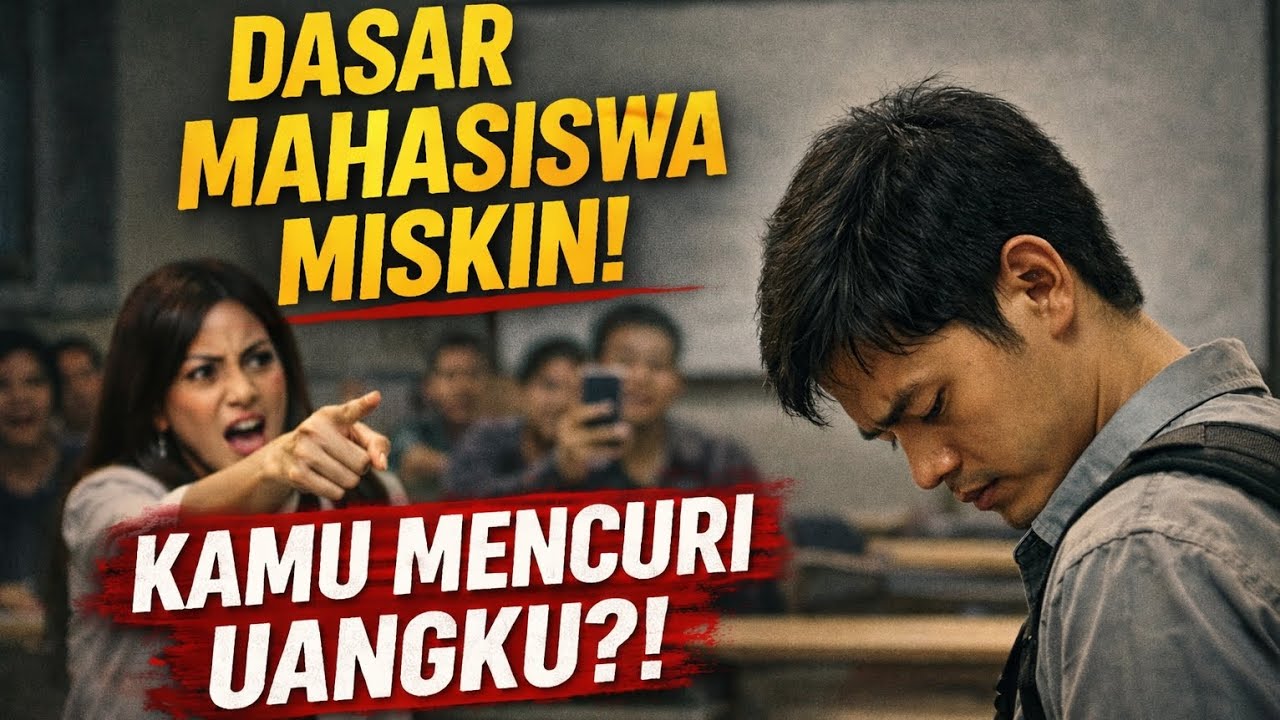 Dituduh Mencuri Uang Dosen di Depan Kelas, 1 Bukti Membuat Semua Terdiam.. 