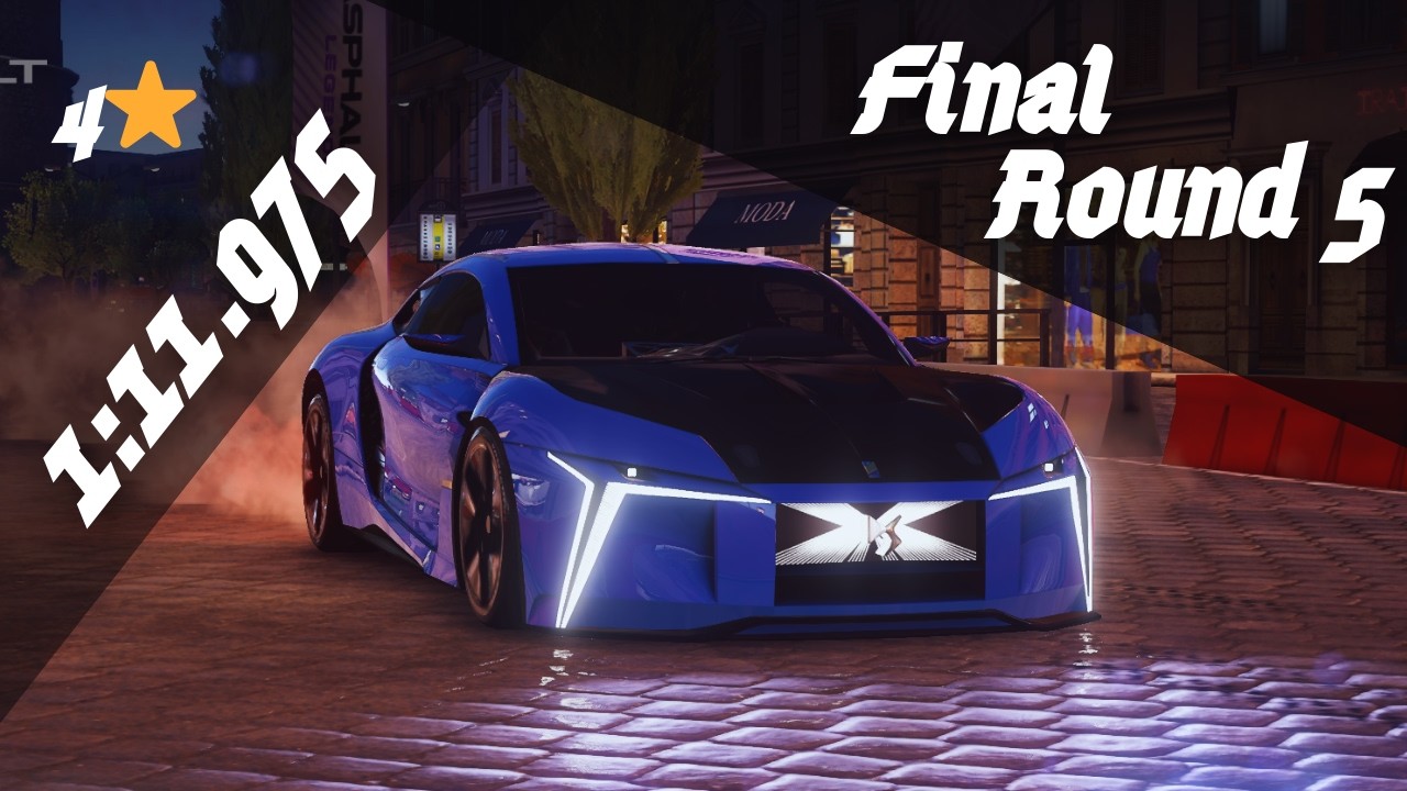 OC 4⭐ - 1:11.975 | DS E-Tense Perf Grand Prix- Final Round 5 [ Pantheon Split ] - Asphalt Legends