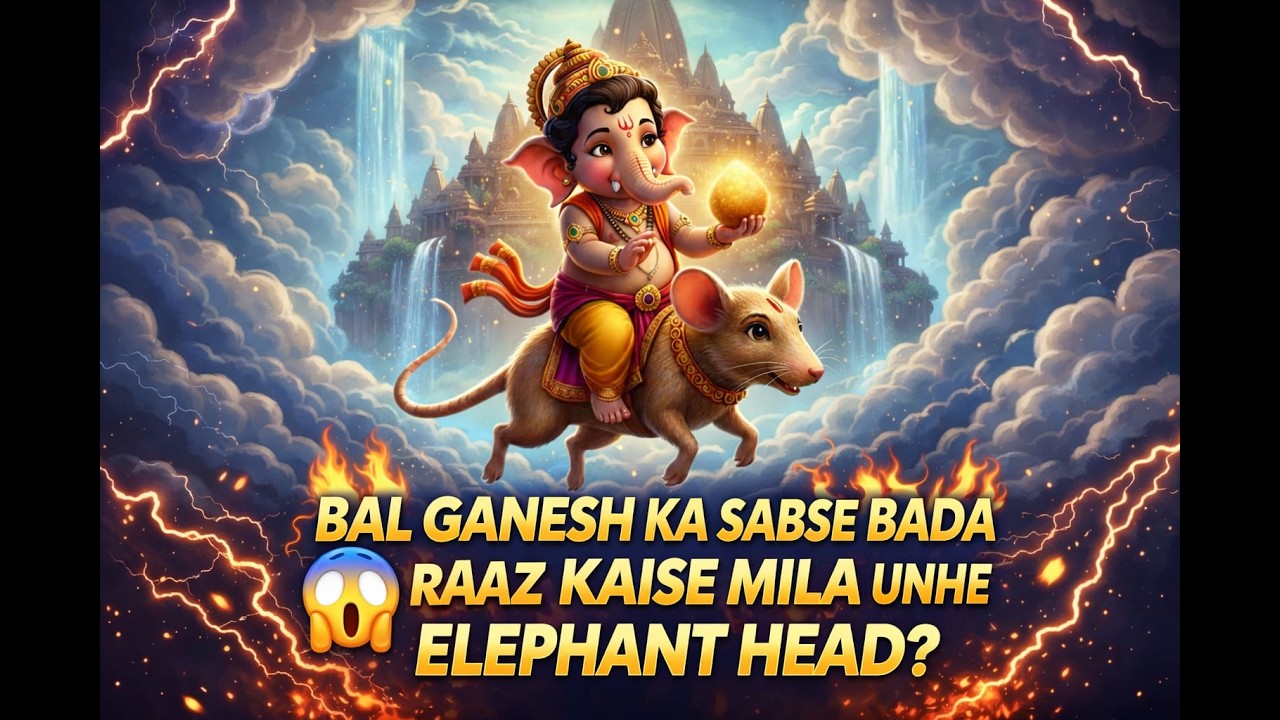 Ganesh ji ka sir kaise badla? 😳 asli kahani jo koi nahi batata!