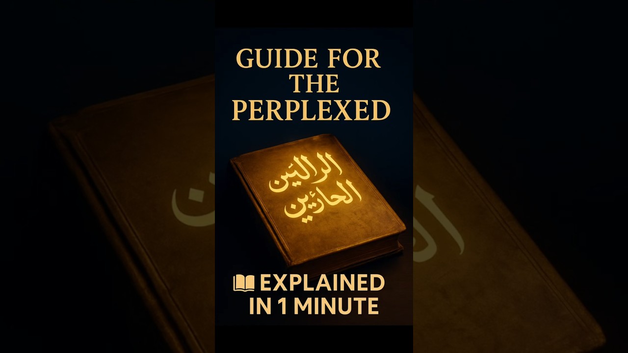 Guide for the Perplexed &mdash; Maimonides Explained in 1 Minute
