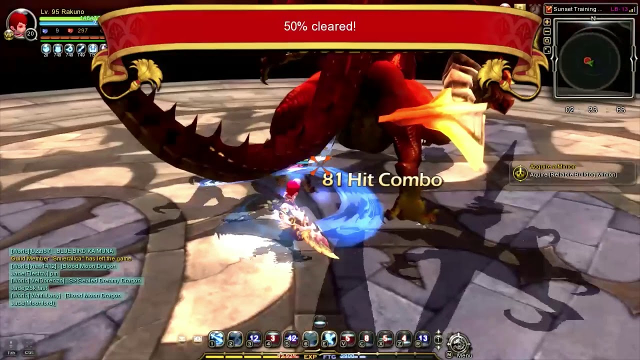 Dragon Nest SEA Gladiator Blood Moon Jade Triple Slash +2