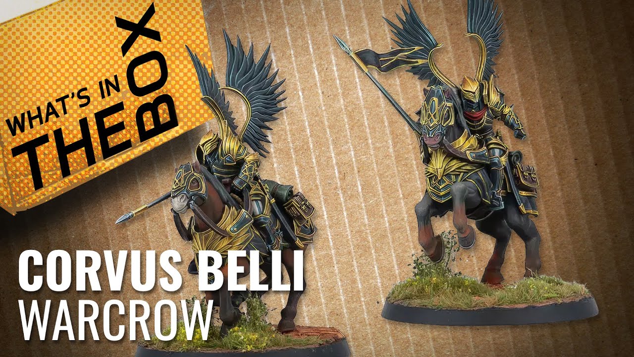 Unboxing: Warcrow - Hegemony Of Embersig Black Angels | Corvus Belli