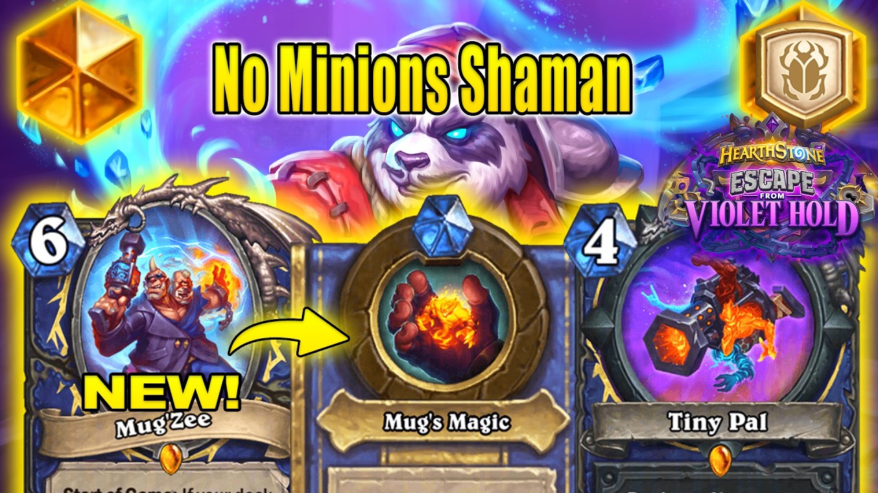 NEW Spells Shaman Deck Is Actually Really Good To Play Escape from Violet Hold | Hearthstone