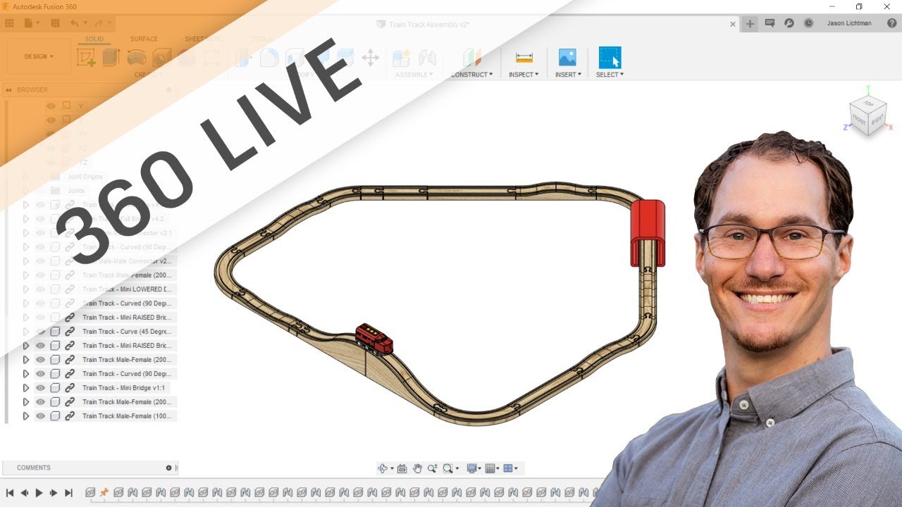 360 LIVE: Father's Day Special: Win at Parenting by 3D Printing Your Own BRIO Style Train Tracks