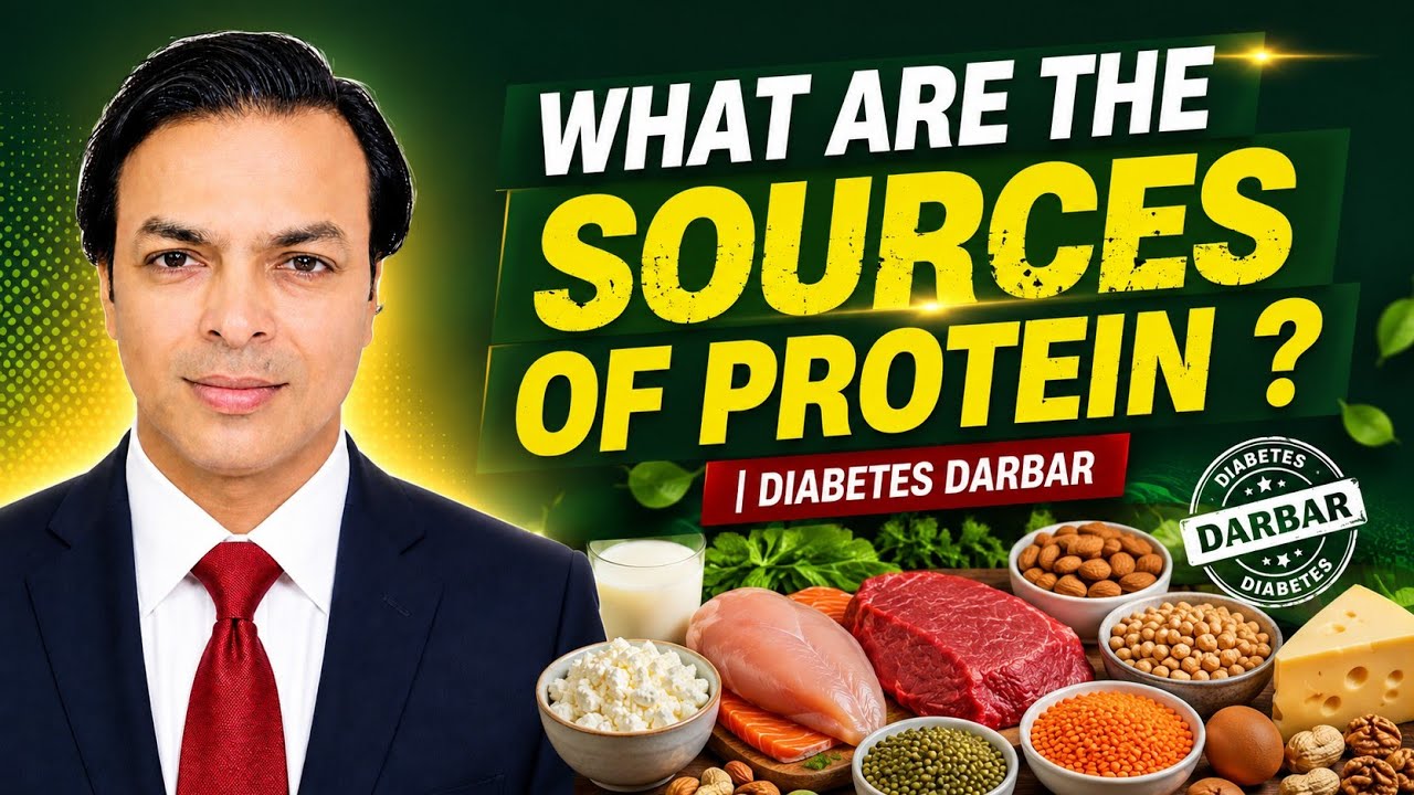 WHAT ARE THE SOURCES OF PROTEIN ? | DIABETES DARBAR | LIVE Q & A | DIAAFIT | Dr. Anupam Ghose