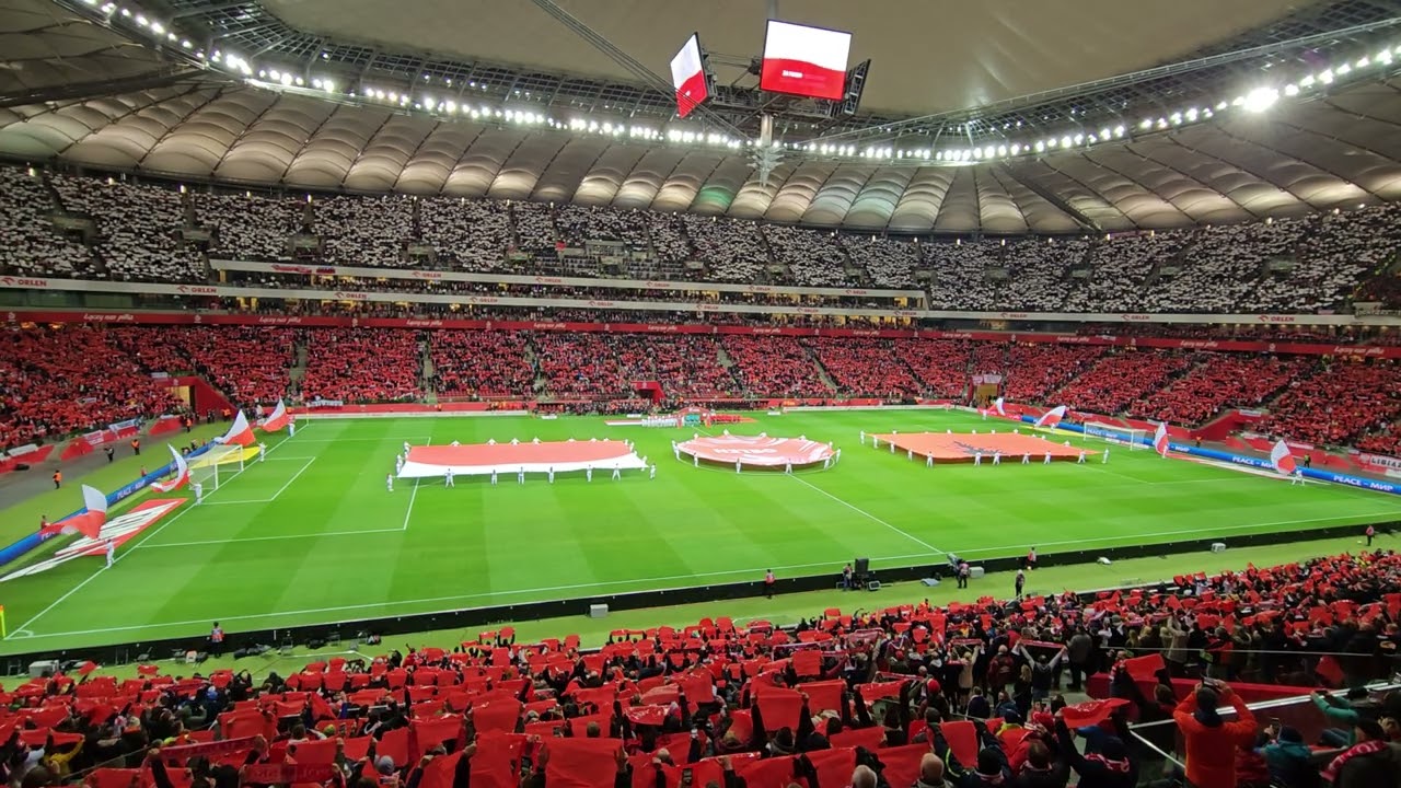 Hymn Polski - PGE Narodowy (Polska vs Albania) 27.03.2023