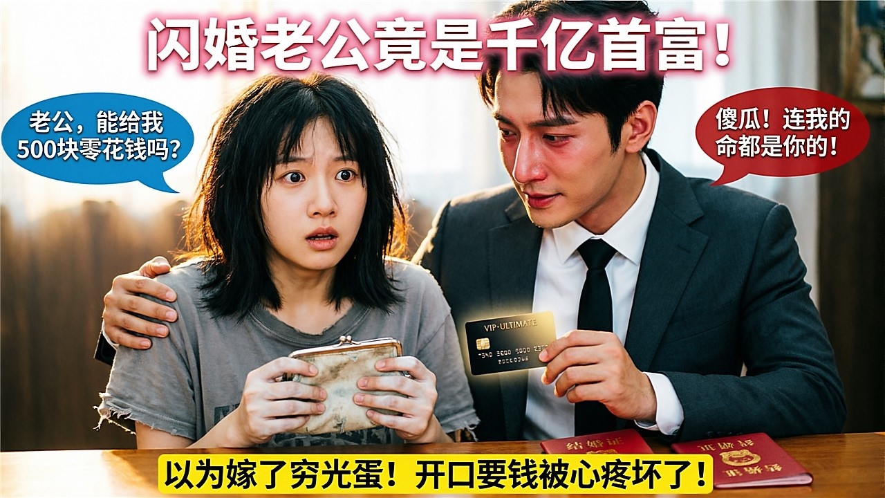 月薪三千二的女孩嫁入隐形豪门，关于金钱和爱情，她用一张黑卡想明白了一切