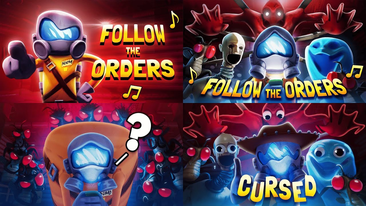 Every version of FOLLOW THE ORDERS