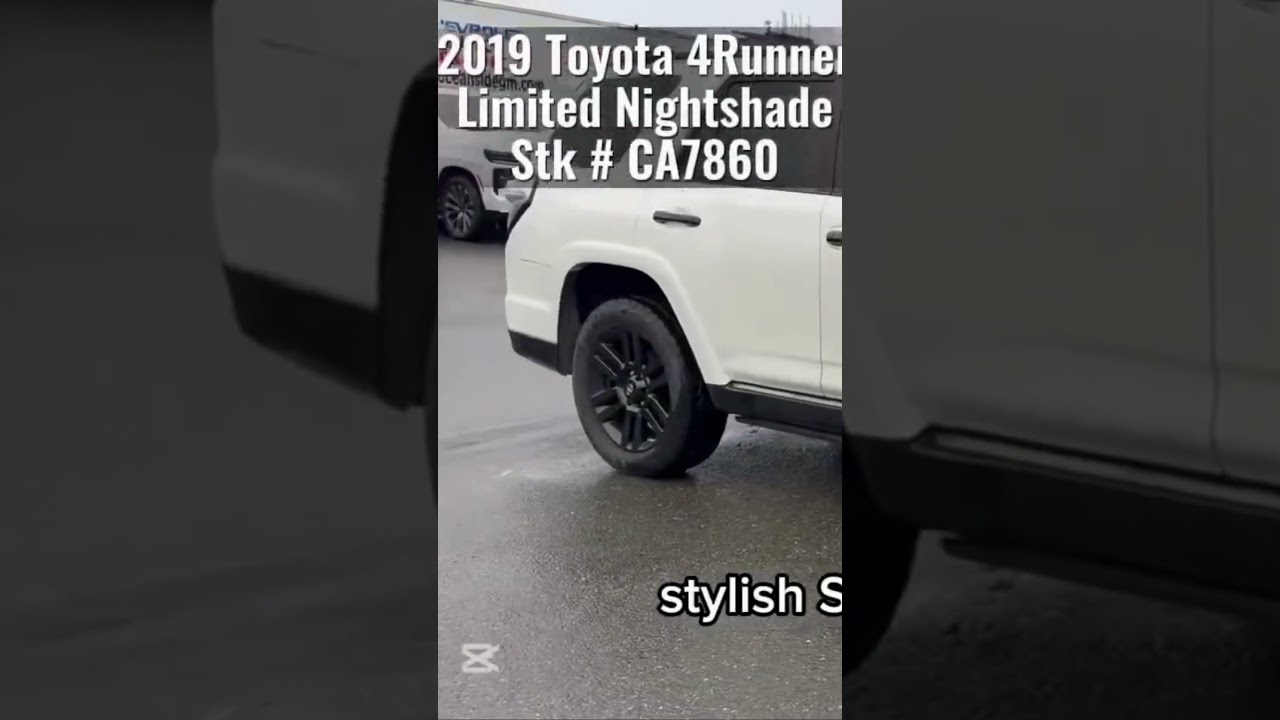 🖤 2019 Toyota 4Runner Limited Nightshade Edition 🖤